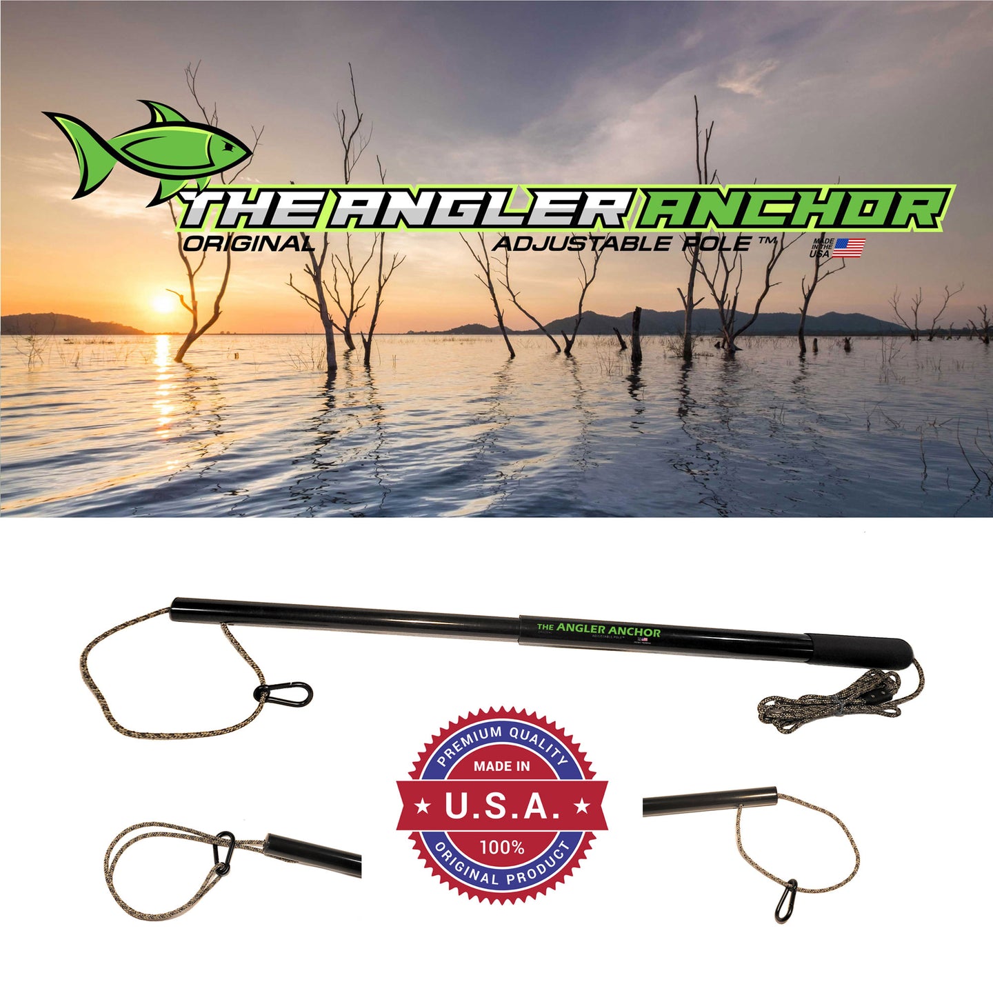 Fishing Boat Anchor, Kayak Fishing Accessory, Crappie Anchor – The Angler Anchor Fishing Boat Anchor, Kayak Fishing Accessory, Crappie Anchor – The Angler Anchor